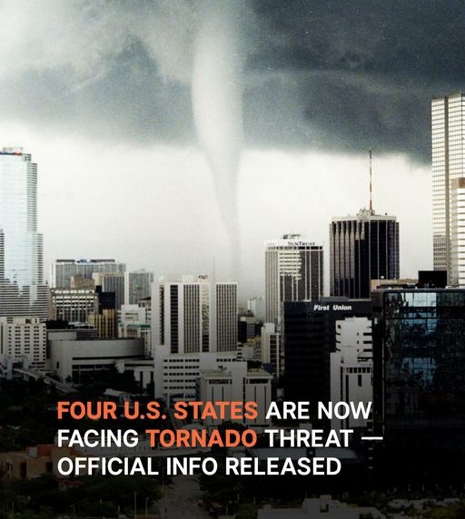 Tornado Watches Issued for Four US States: Official Information